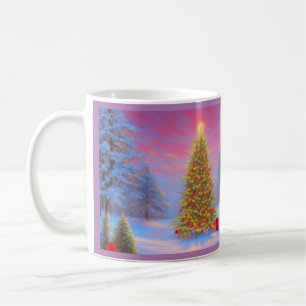 Bright, joyful Christmas morning design gift Coffee Mug