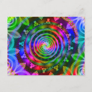 Bright Kaleidoscope Postcard