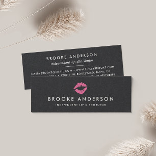 Bright Kiss   Lip Product Distributor Mini Business Card