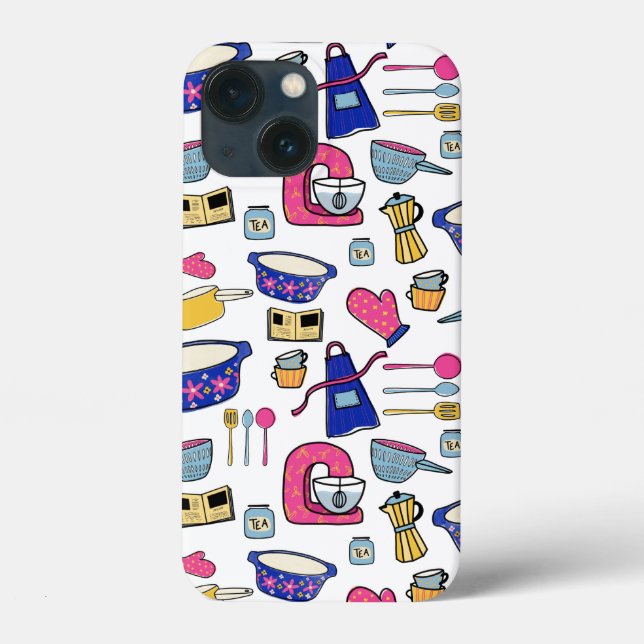 Bright Kitchen Utensils Cook Cake Maker Case-Mate iPhone Case (Back)