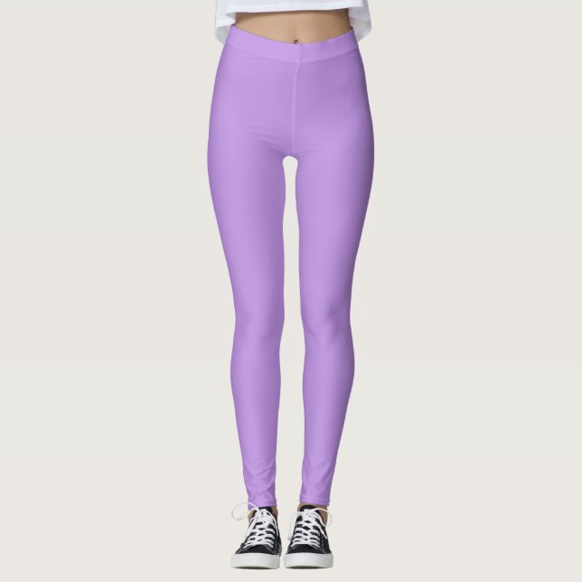 Bright Lavender Leggings (Front)