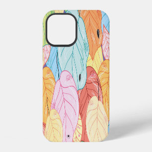 Bright Leaf Texture: Nature Inspired. iPhone 12 Case