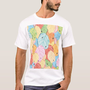 Bright Leaf Texture: Nature Inspired. T-Shirt