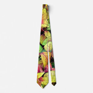 Bright Leaves Tie