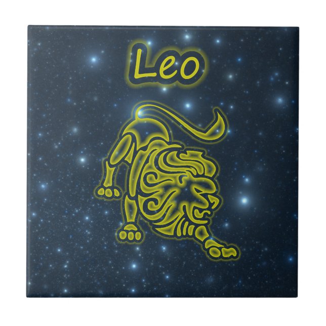 Bright Leo Ceramic Tile (Front)