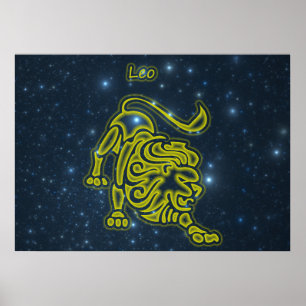 Bright Leo Poster