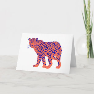 Bright Leopard Card