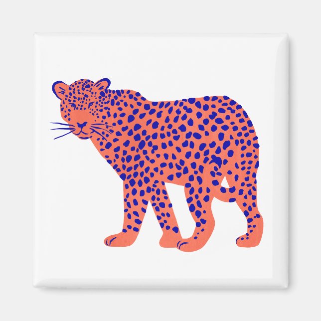 Bright Leopard Magnet (Front)