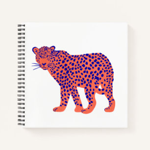 Bright Leopard Notebook