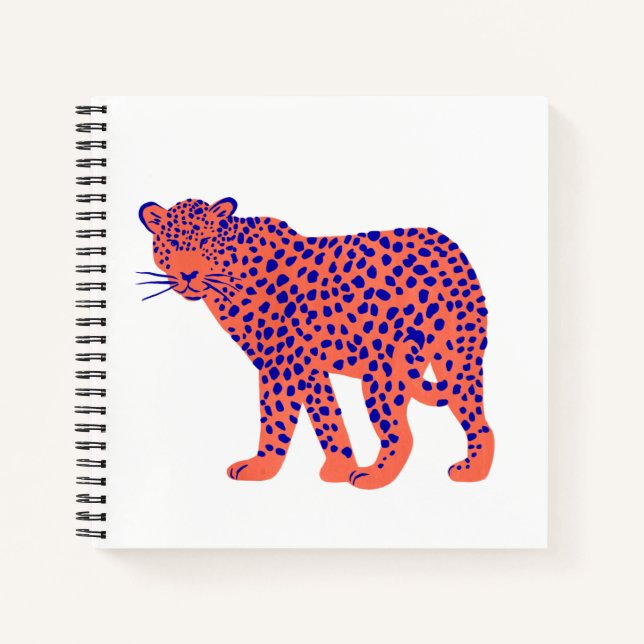 Bright Leopard Notebook (Front)