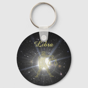 Bright Libra Key Ring