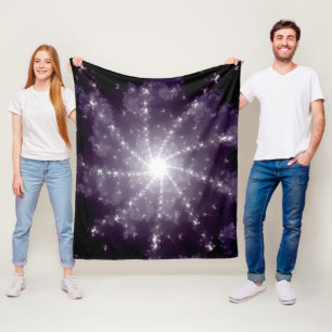 Bright Light at End of the Tunnel Fleece Blanket