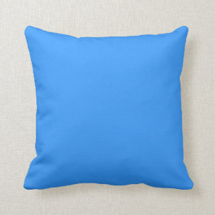 bright light blue  pillow