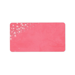 Bright Lights - Address Labels - Pink
