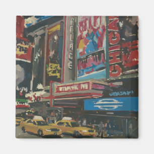 Bright Lights Times Square 2012 Magnet