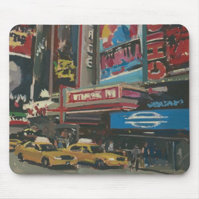 Bright Lights Times Square 2012 Mouse Pad (Front)