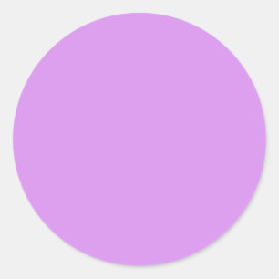 Bright lilac (solid colour) classic round sticker