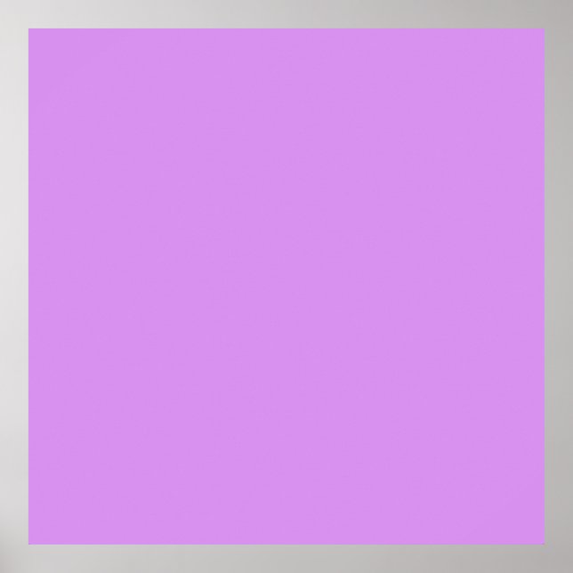 Bright lilac (solid colour)  poster (Front)