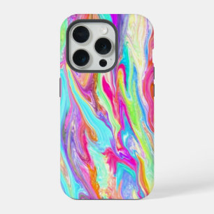 Bright Liquid Colour Neon iPhone 15 Pro Case
