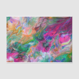 Bright Liquid Colour Psychedelic Funky Tissue Pape Tissue Paper
