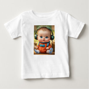 Bright Little Brain – Smart Baby Face T-Shirt