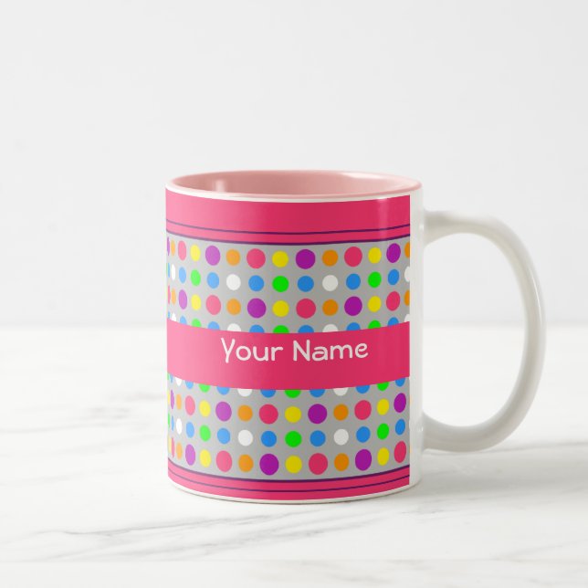 Bright little Dots mug (Right)