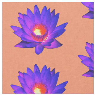 Bright Lotus Flower Fabric