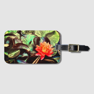 Bright Lotus Luggage Tag