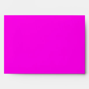 Bright Magenta Solid Color Envelope