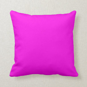  Bright Magenta (solid colour)  Cushion