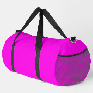 Bright Magenta Solid Colour Duffle Bag