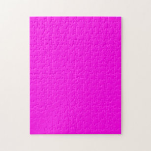  Bright Magenta (solid colour)  Jigsaw Puzzle