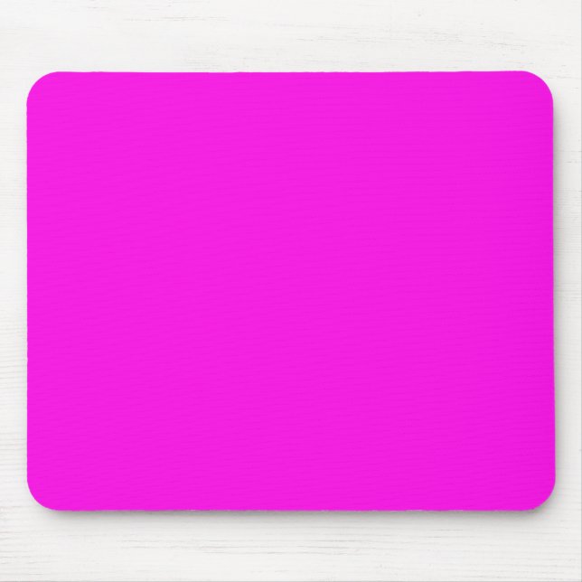  Bright Magenta (solid colour)  Mouse Pad (Front)