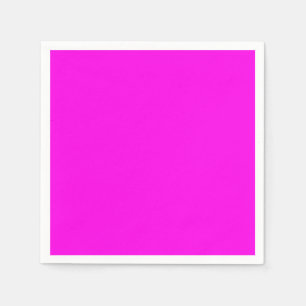 Bright Magenta Solid Colour Napkin