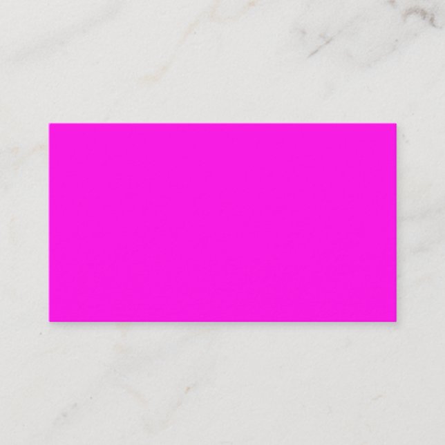  Bright Magenta (solid colour)  Place Card (Front)