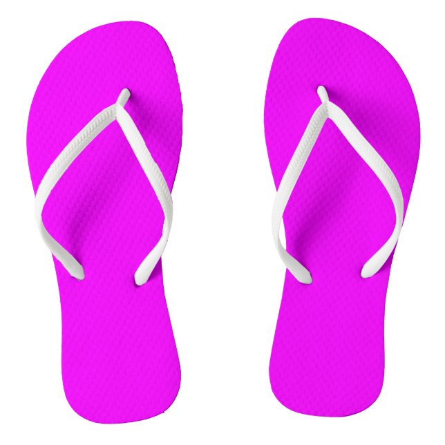 Bright Magenta Thongs (Footbed)