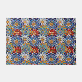 bright mandala doormat