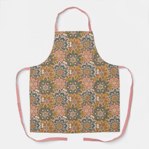Bright Mandala Pattern Apron