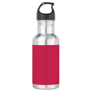 Bright maroon (solid colour)  532 ml water bottle