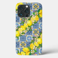 Bright Mediterranean Sicilian Tiles Citrus Lemons