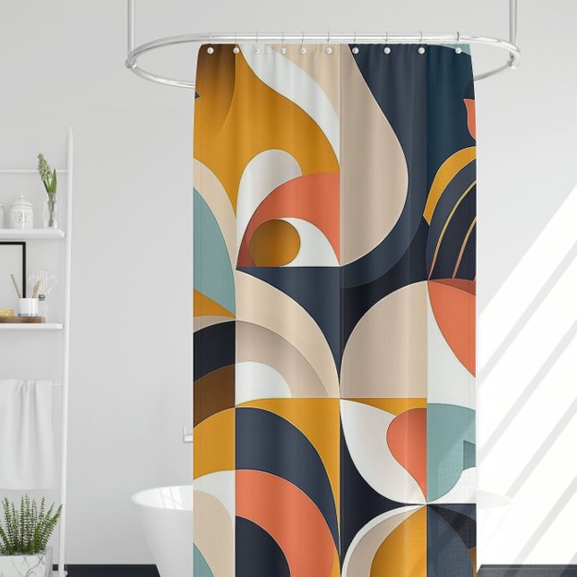 Bright Mid Century Modern  Shower Curtain (Creator Uploaded)