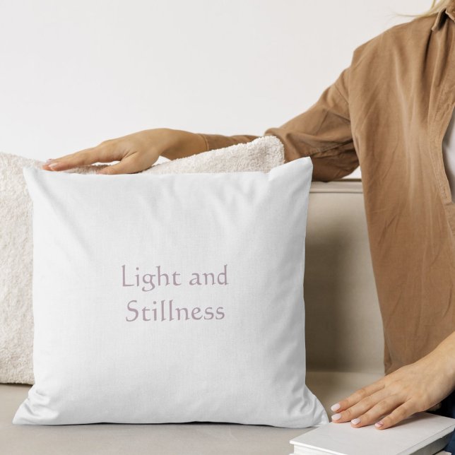 Bright Morning Mood Golden Script  Cushion (Creator Uploaded)