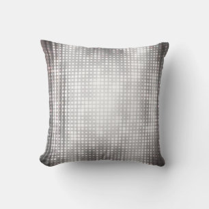 Bright Mosaic: Glossy Grey Abstract. Cushion