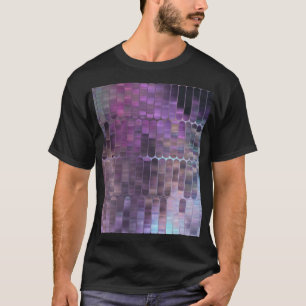 Bright Mosaic: Multicolored Glossy Abstract. T-Shirt