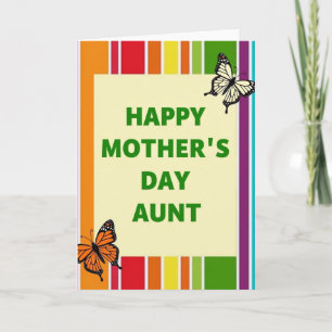 Bright Mothers Day Message Card