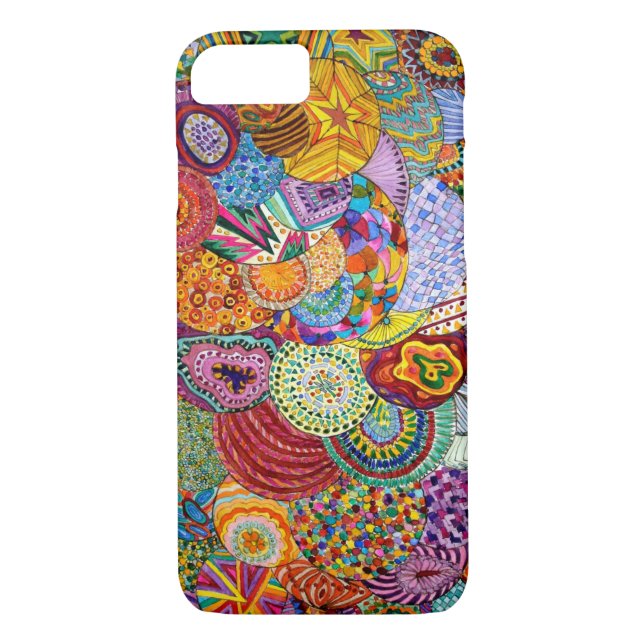 Bright multi-nanoscapes iPhone 7 Case (Back)