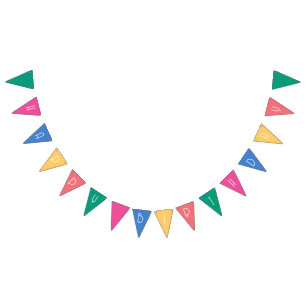 Bright Multicolor Bunting