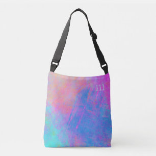 Bright Multicolor Splashes Crossbody Bag