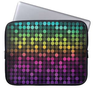 Bright Multicolor Vintage Abstract Art Laptop Sleeve