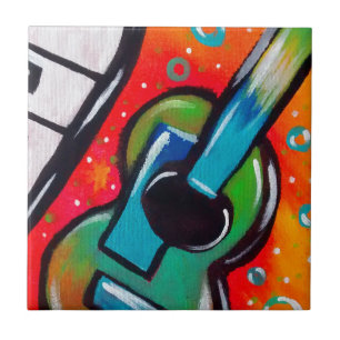 Bright music ceramic tile